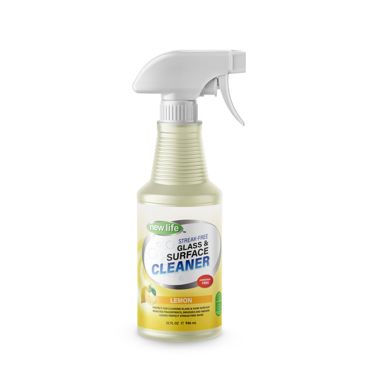 New Life Glass Cleaner Lemon 32 oz.