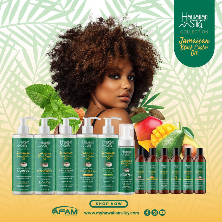 Hawaiian Silky Jamaican Black Castor Oil Bundle