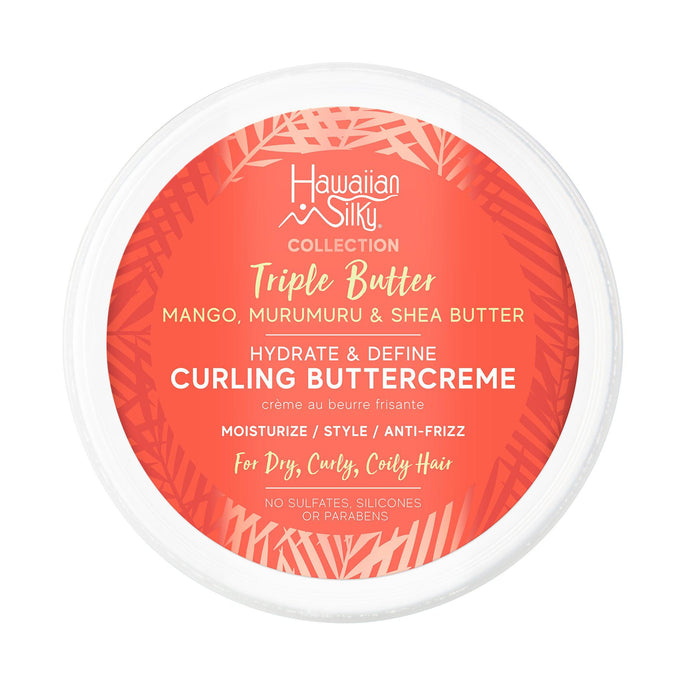 Hawaiian Silky Triple Butter Hydrate & Define Curling Buttercreme Top