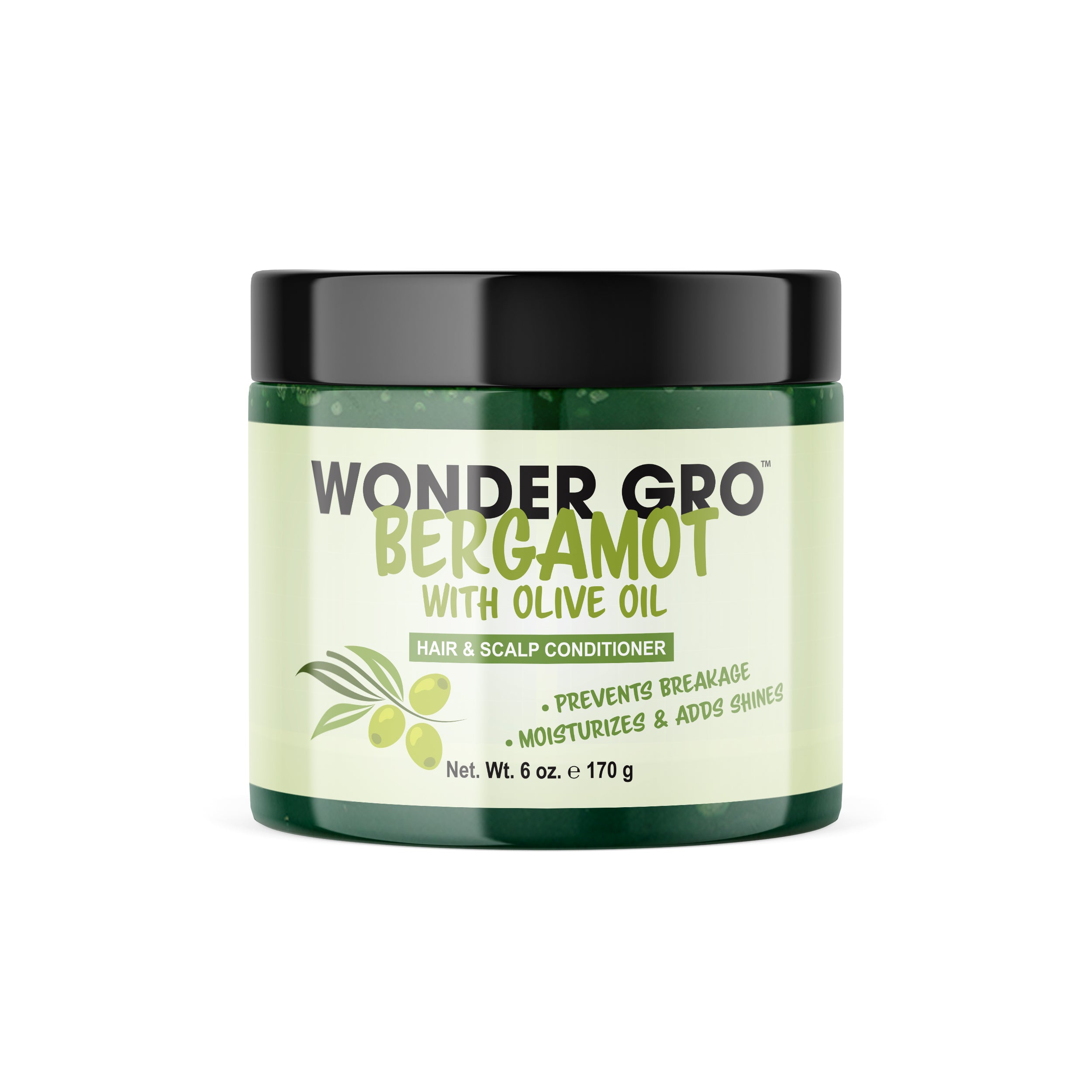 Wonder Gro Bergamot Hair & Scalp Conditioner with Olive Oil