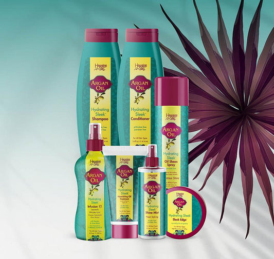 Hawaiian Silky Argan Oil Silk Press Bundle