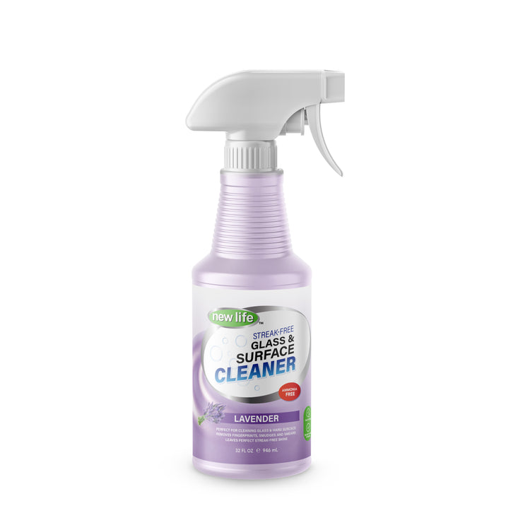 New Life Glass Cleaner Lavender 32 oz.
