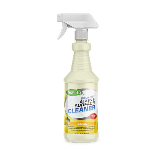New Life Glass Cleaner Lemon 16 oz.