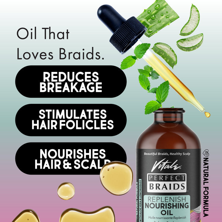 Vitale Perfect Braids Replenish Nourishing Oil