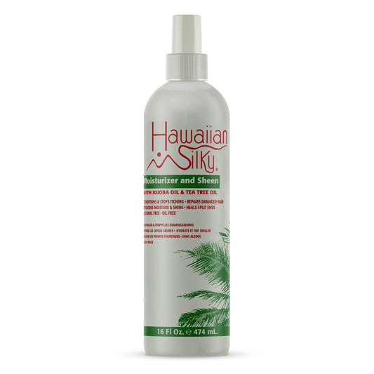 Hawaiian Silky Moisturizing & Sheen Spray 16oz Front