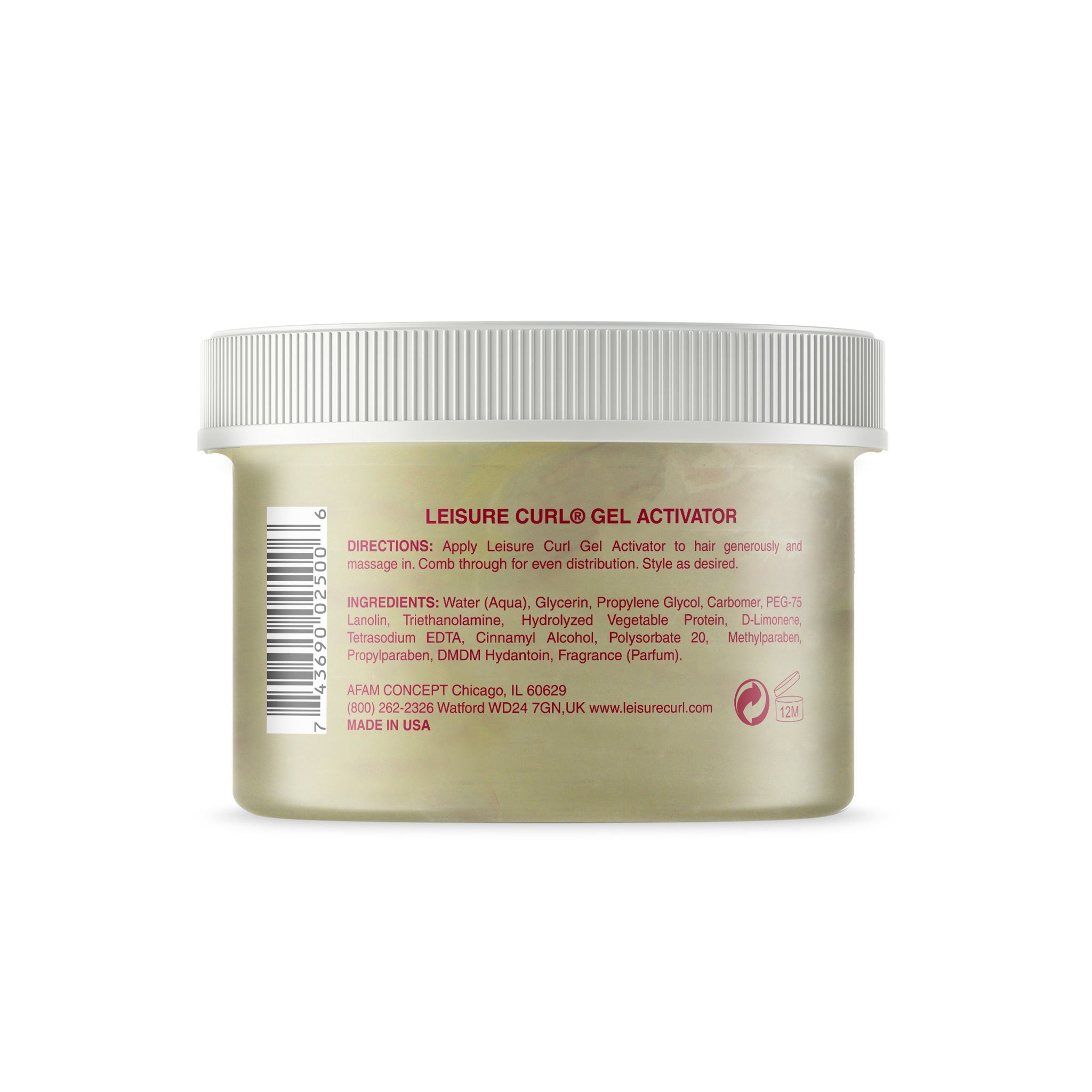 Leisure Curl Gel Activator - Afam Concept Inc.