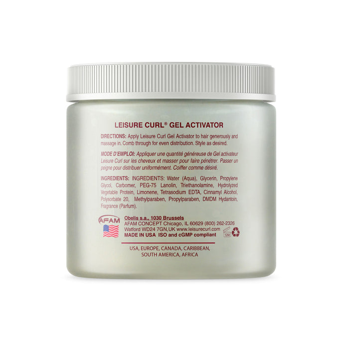 Leisure Curl Gel Activator - Extra Dry - Afam Concept Inc.