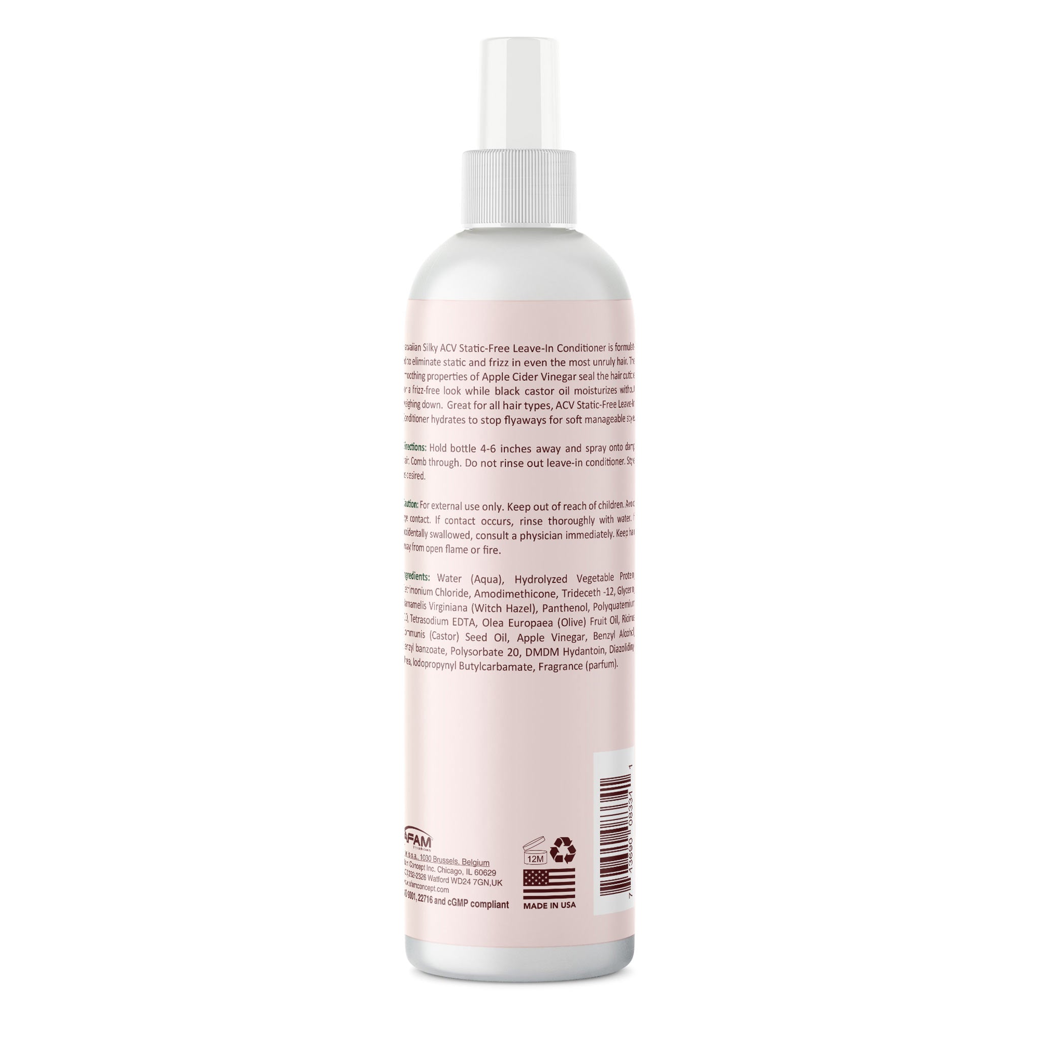 14 in 1 Miracles Static Free Leave in Conditioner Back