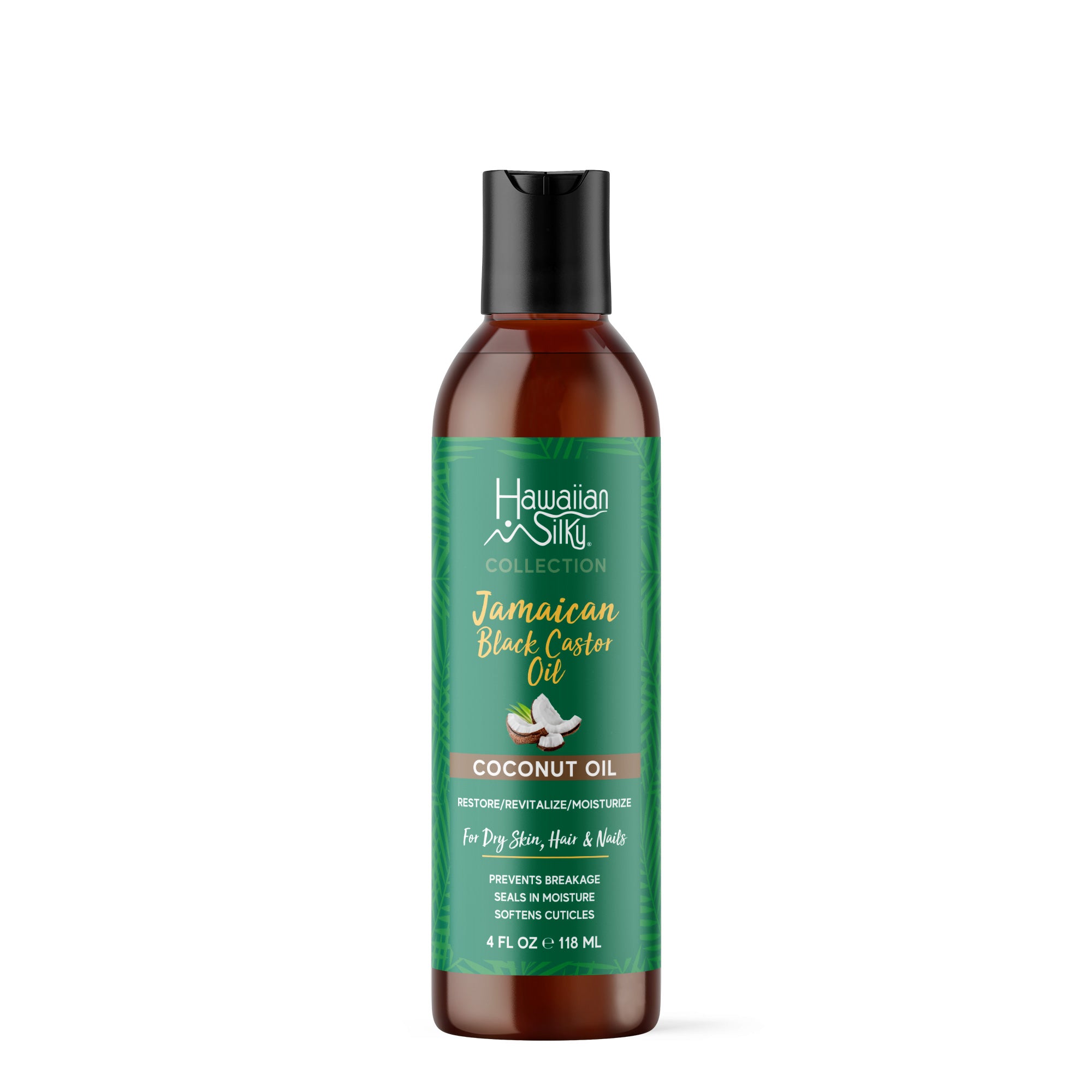 Hawaiian Silky Jamaican Black Castor Oil -  Coconut oil