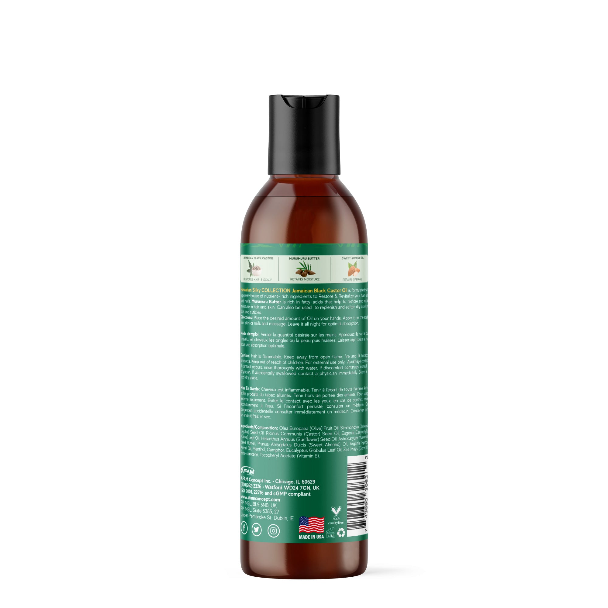 Jamaican Black Castor Oil - Muru Muru Butter 4 oz