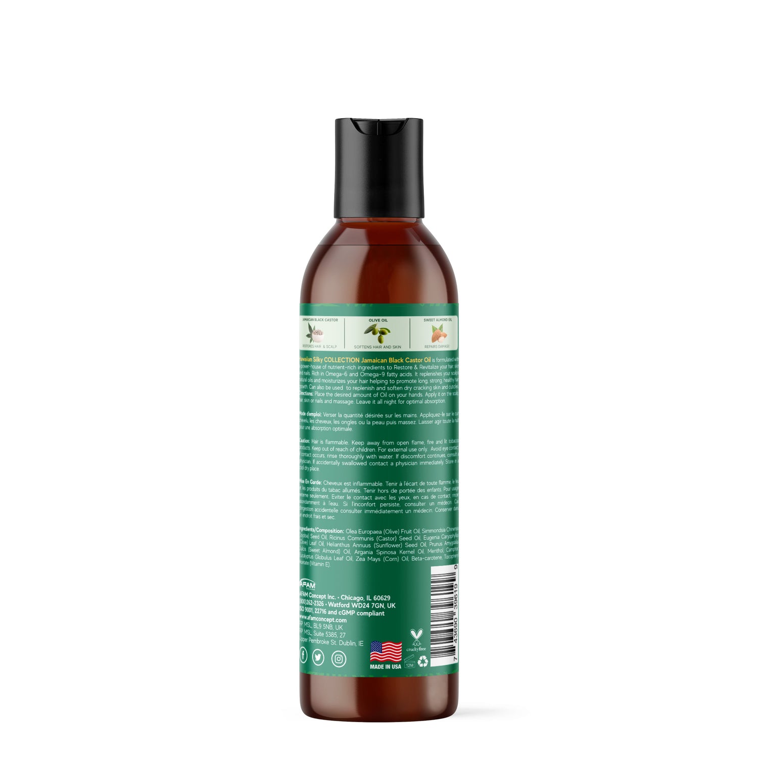 Jamaican Black Castor Oil - Original 4 oz - Hawaiian Silky