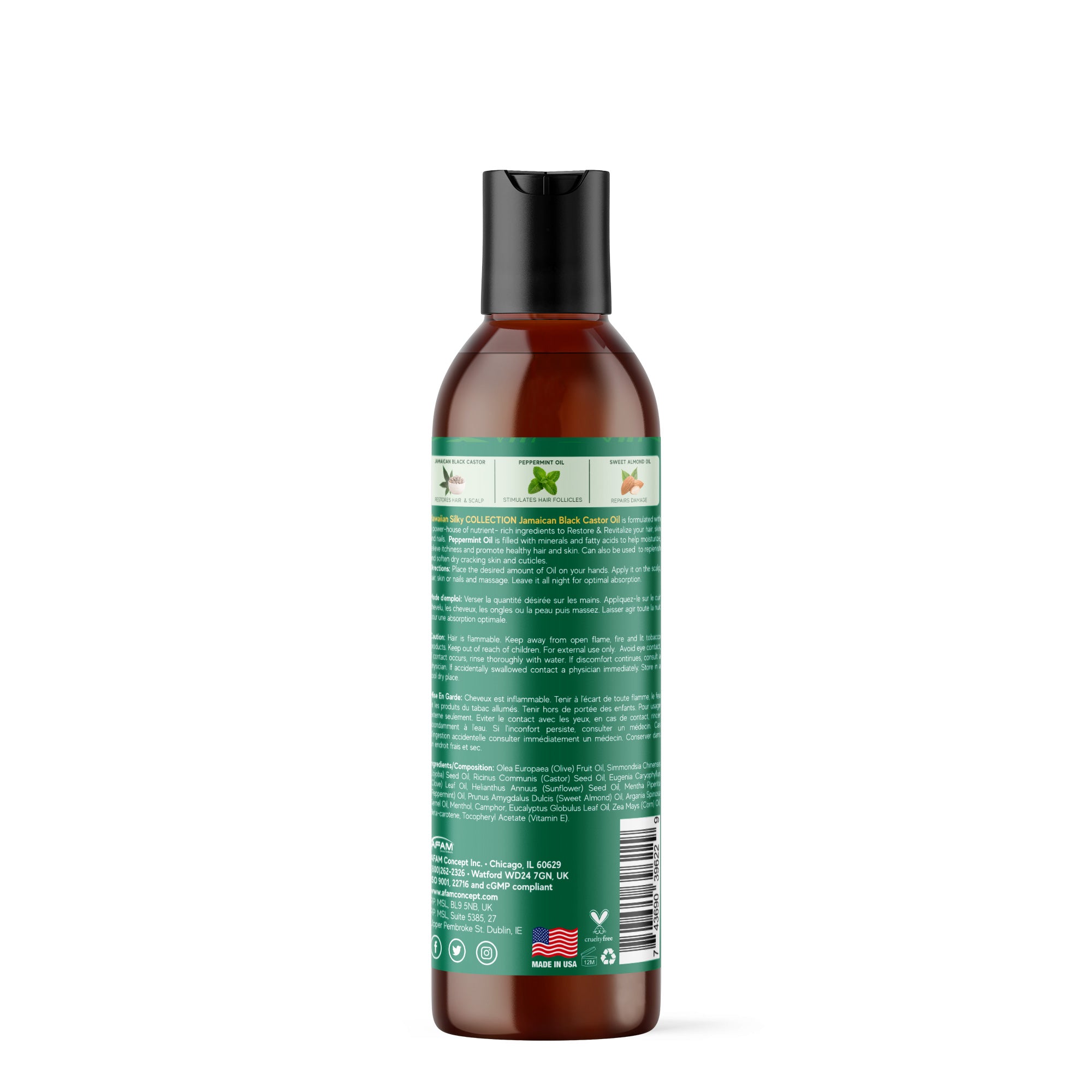 Jamaican Black Castor Oil - Peppermint 4 oz