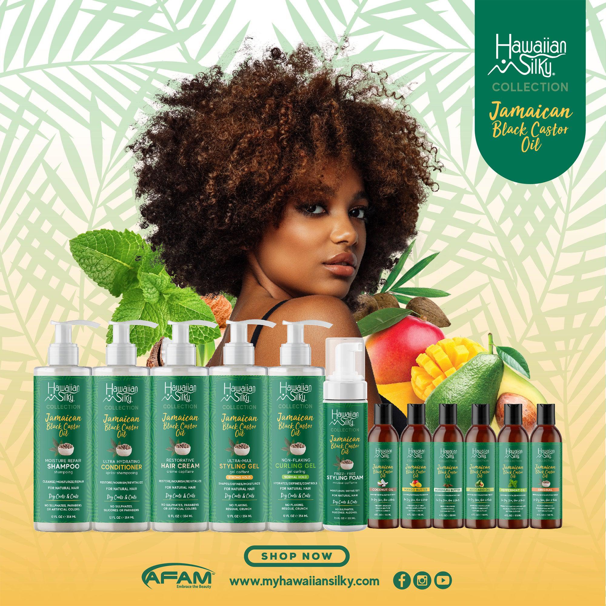 Hawaiian Silky Jamaican Black Castor Oil Bundle