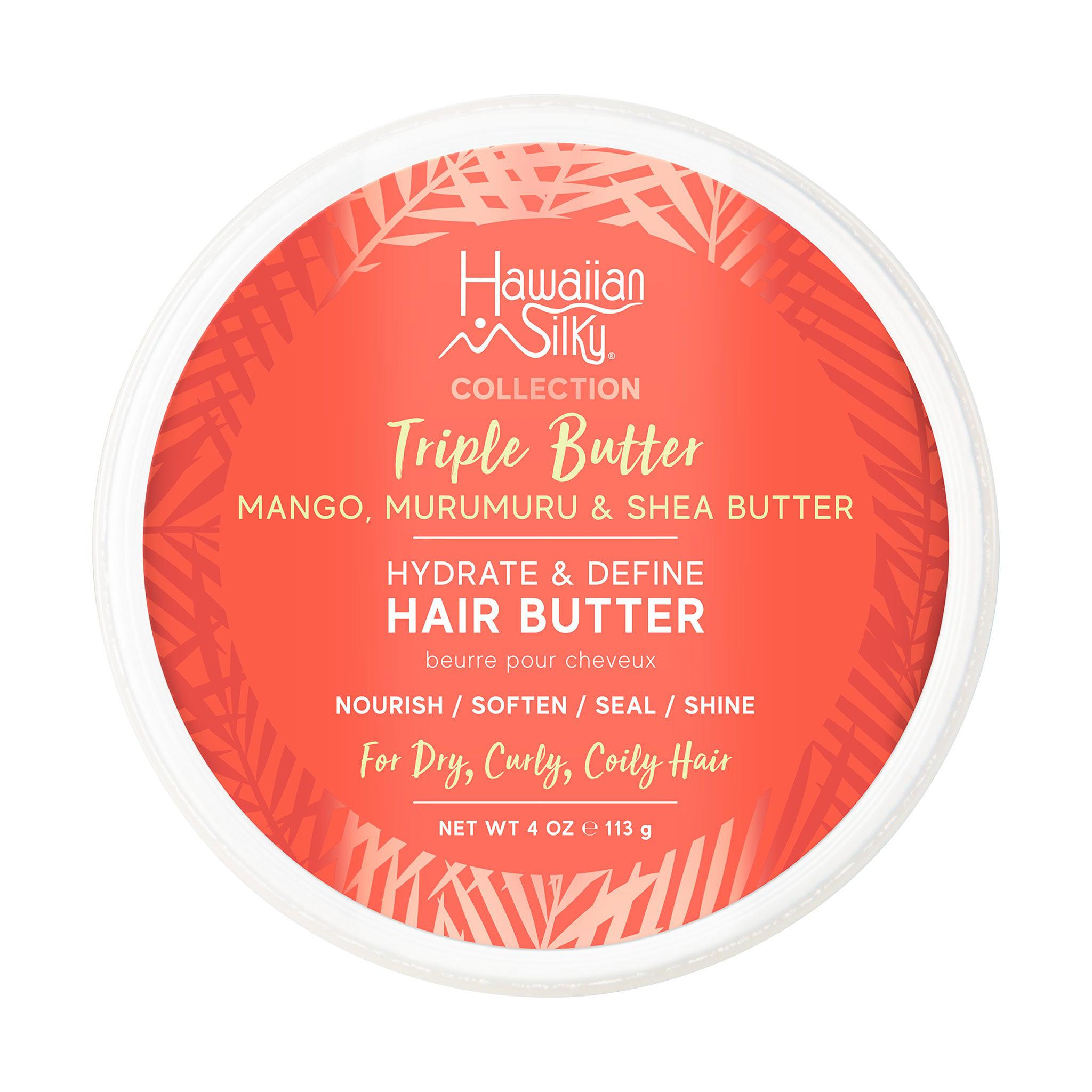 Hawaiian Silky Triple Butter Hydrate & Define Hair Butter Front