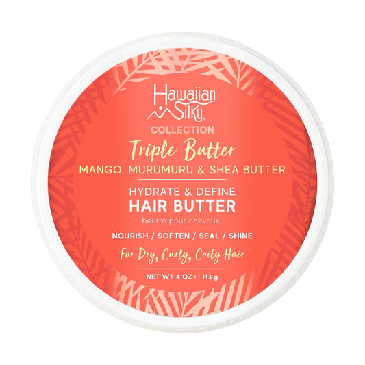 Hawaiian Silky Triple Butter Hydrate & Define Hair Butter Front