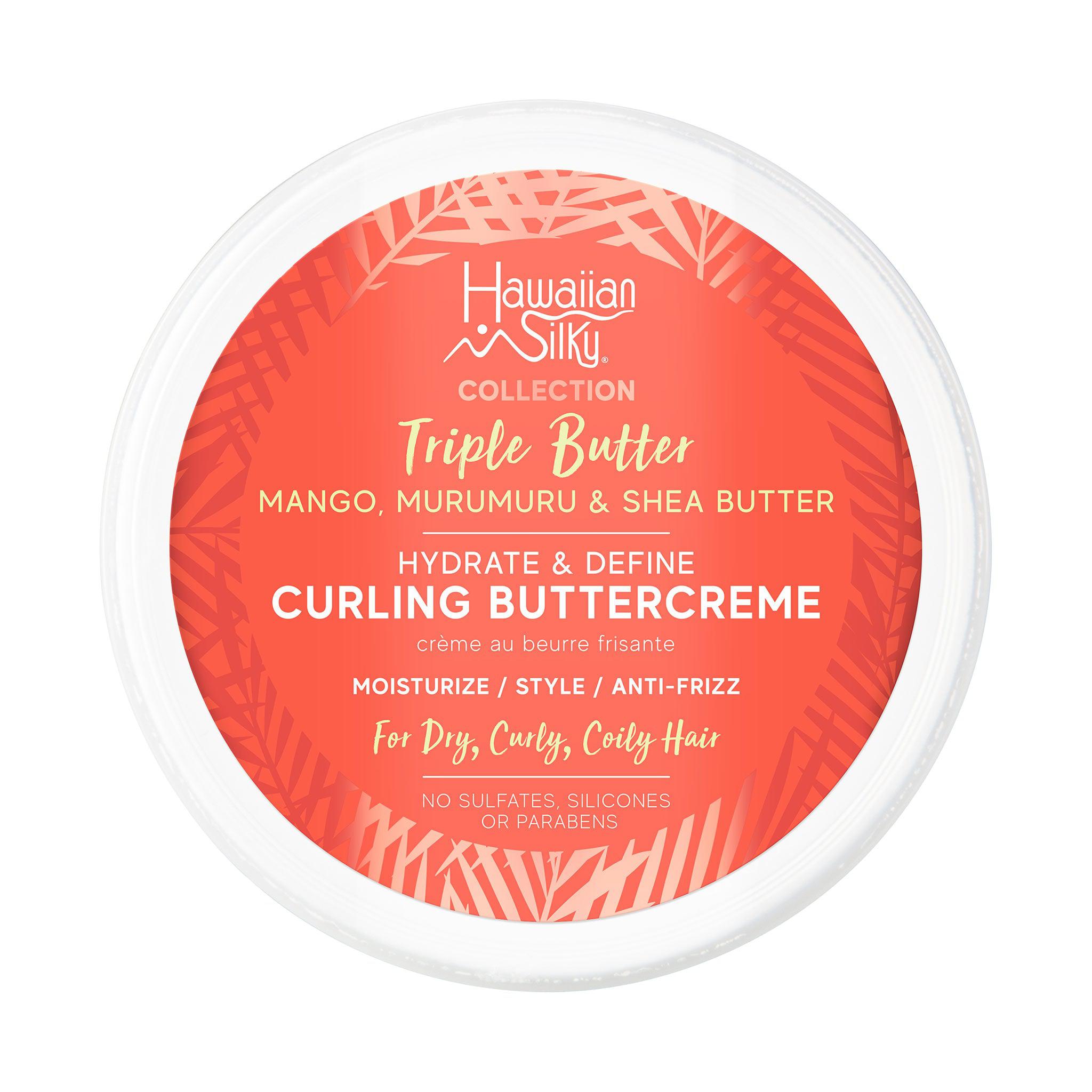 Hawaiian Silky Triple Butter Hydrate & Define Curling Buttercreme Top