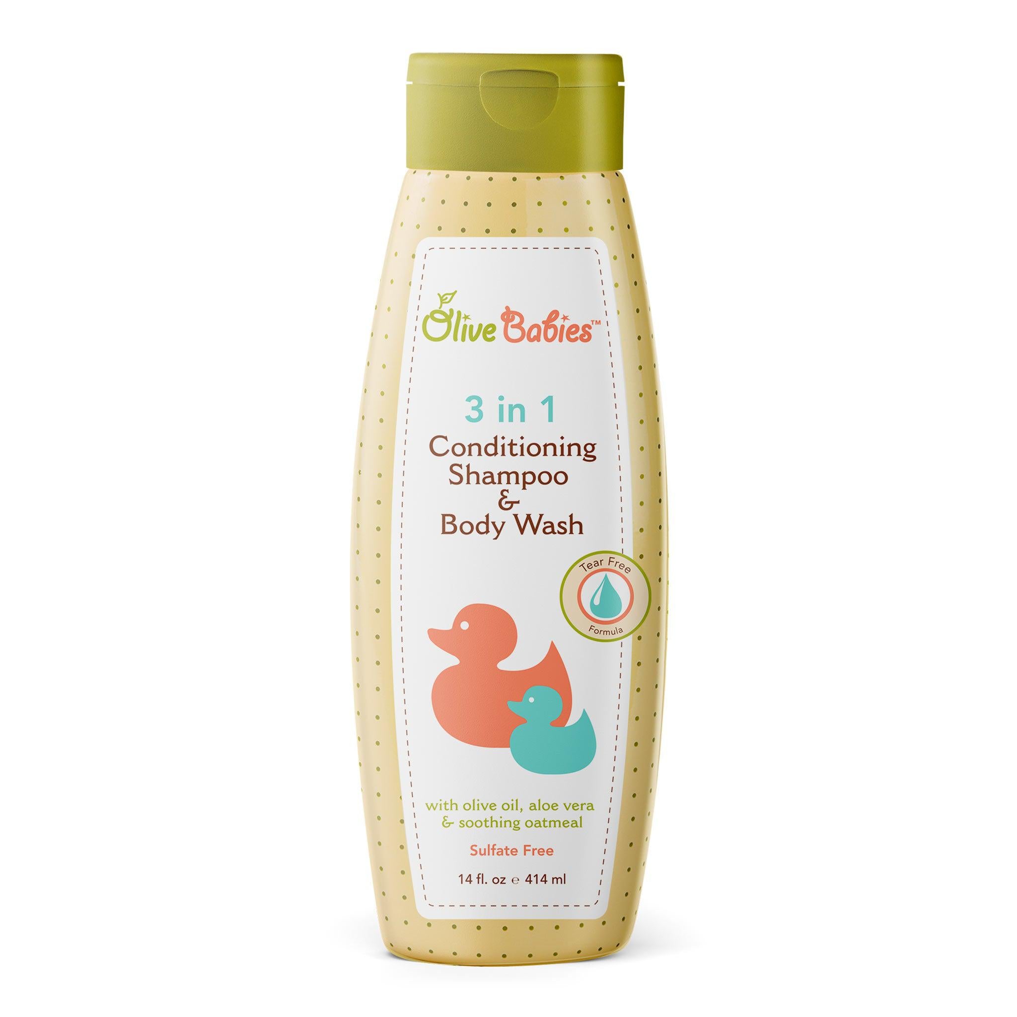 Olive Babies 3 in 1 Conditioning Shampoo & Body Wash - Afam Concept Inc.