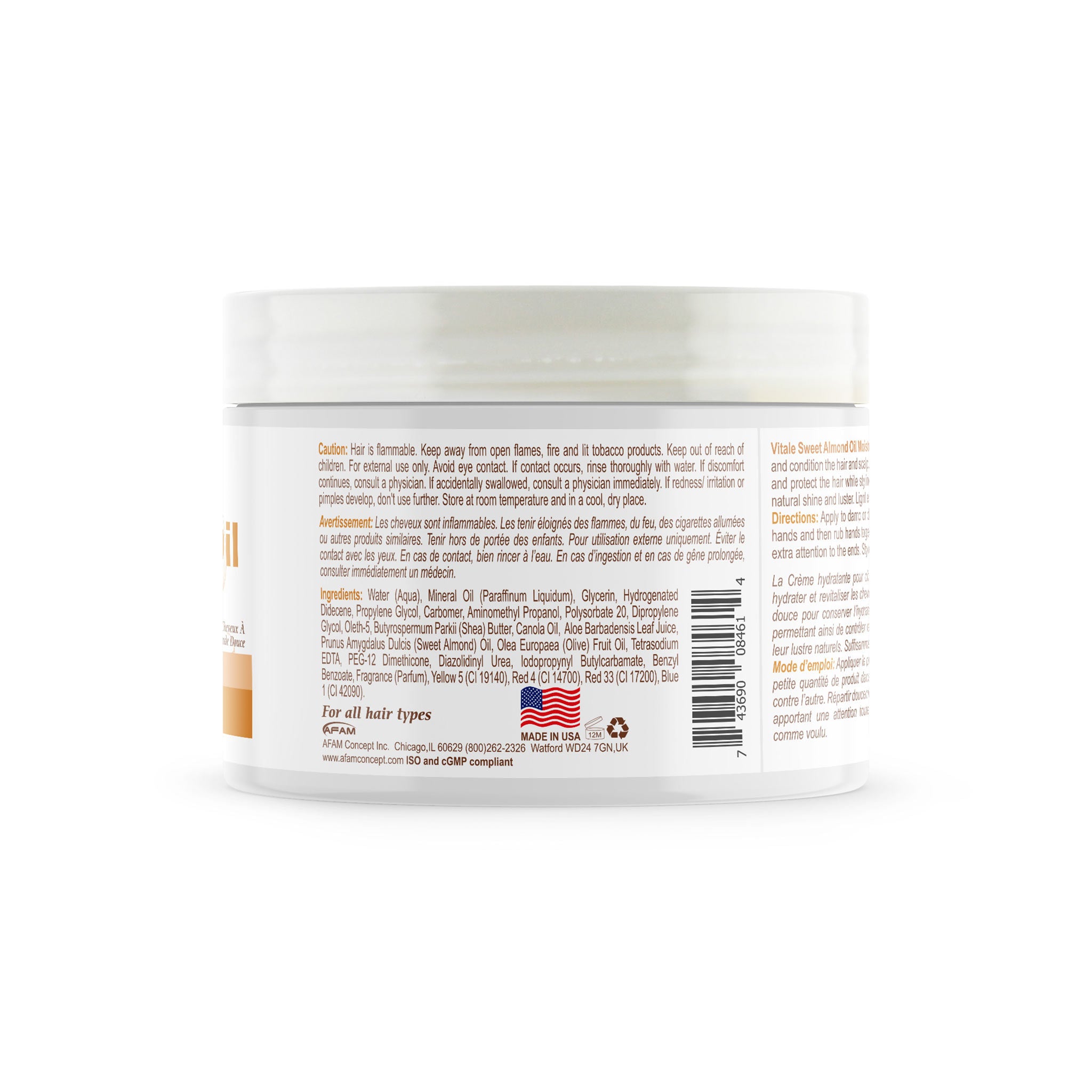 Vitale Moisturizing Cream Sweet Almond