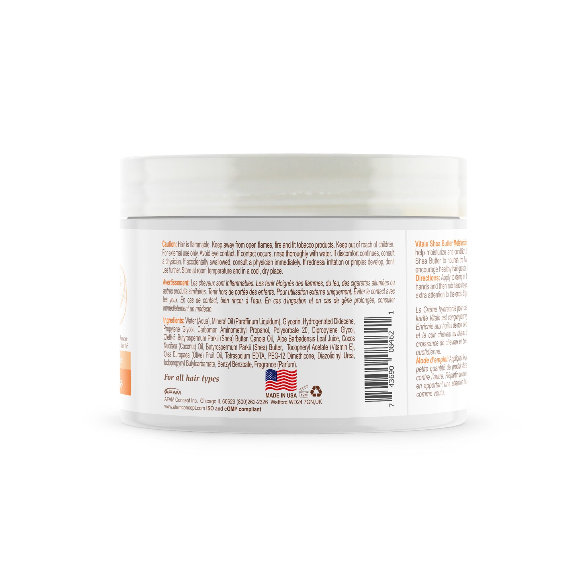 Vitale Moisturizing Cream Coconut & Shea Butter