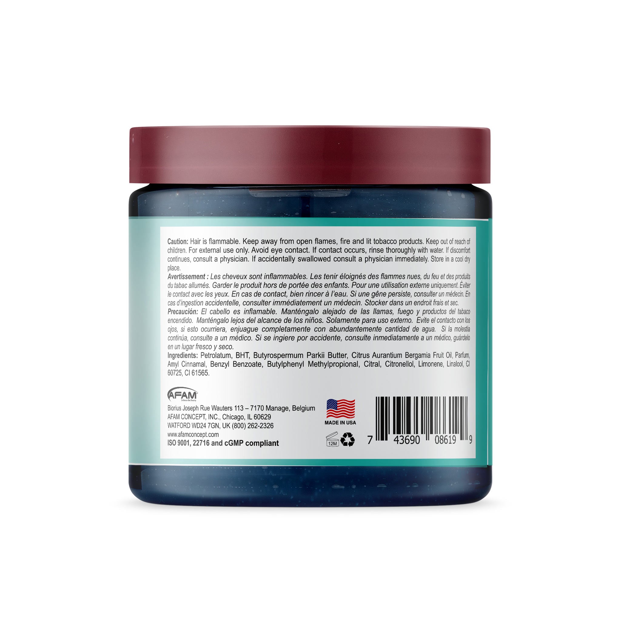 Wonder Gro Bergamot with Shea Butter Back