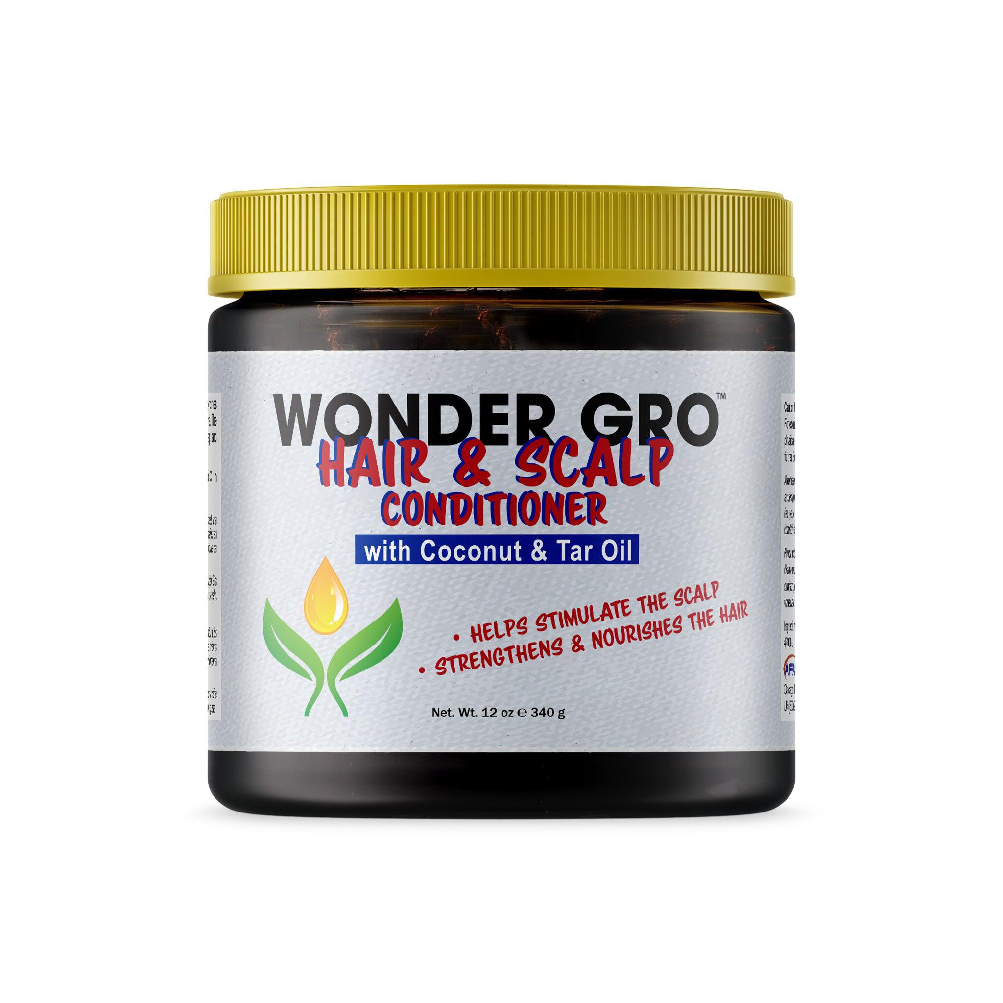 Wonder Gro Coconut & Tar Oil Conditioner Front